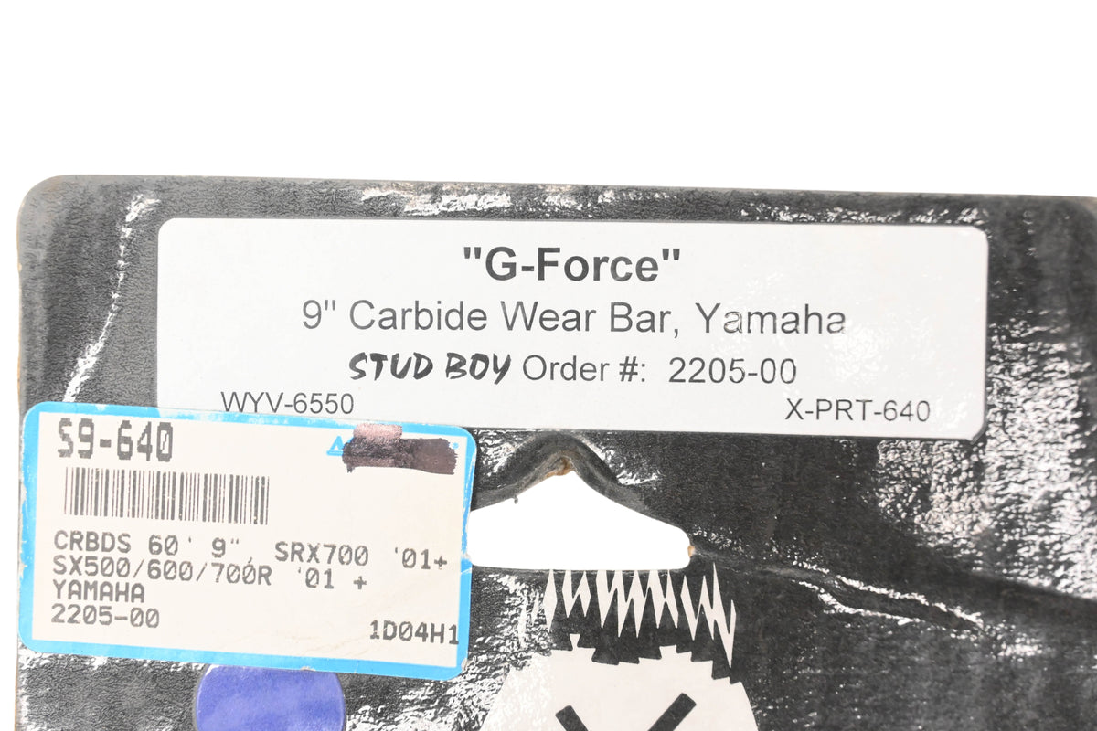 Stud Boy 2205-00, WYV-6550, X-PRT-640 Wear Bar Runner Kit NOS