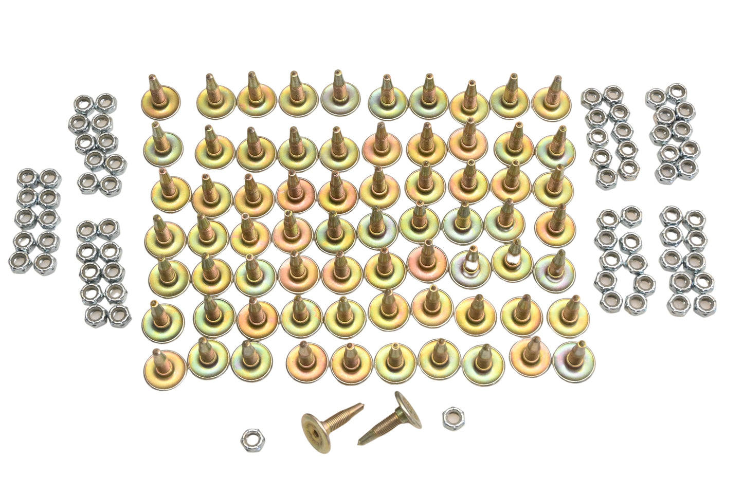 Woody's GDP6-1005-B Gold Digger 1.00" Stud & Nut Kit NOS