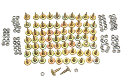Woody's GDP6-1005-B Gold Digger 1.00" Stud & Nut Kit NOS