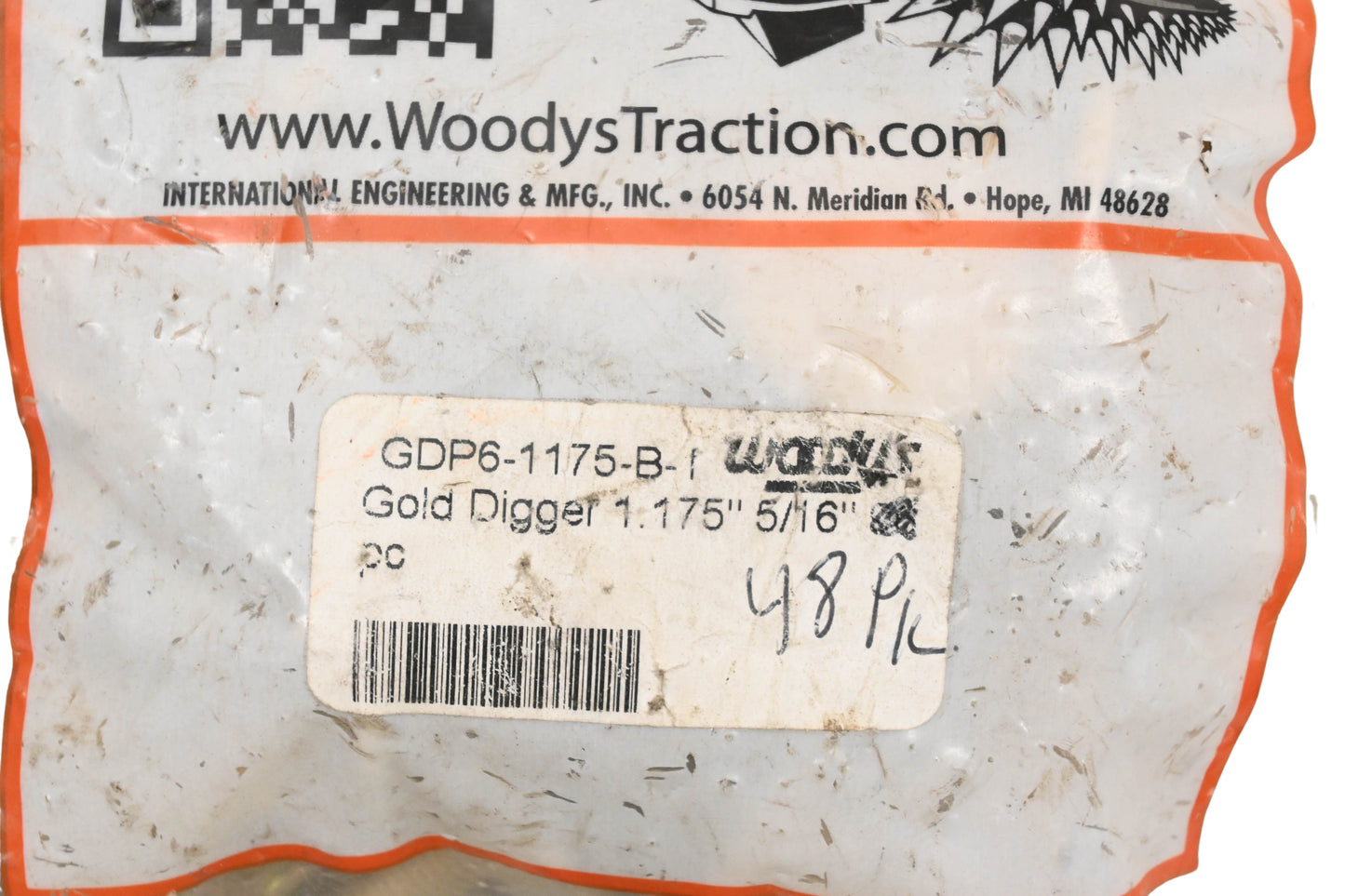 Woody's GDP6-1175-B-1 Gold Digger 1.175" 5/16" NOS