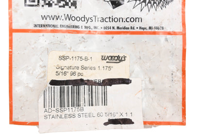 Woody's SSP-1175-B-1 Signature Series 1.175" 5/16" Stud & Nut Kit NOS