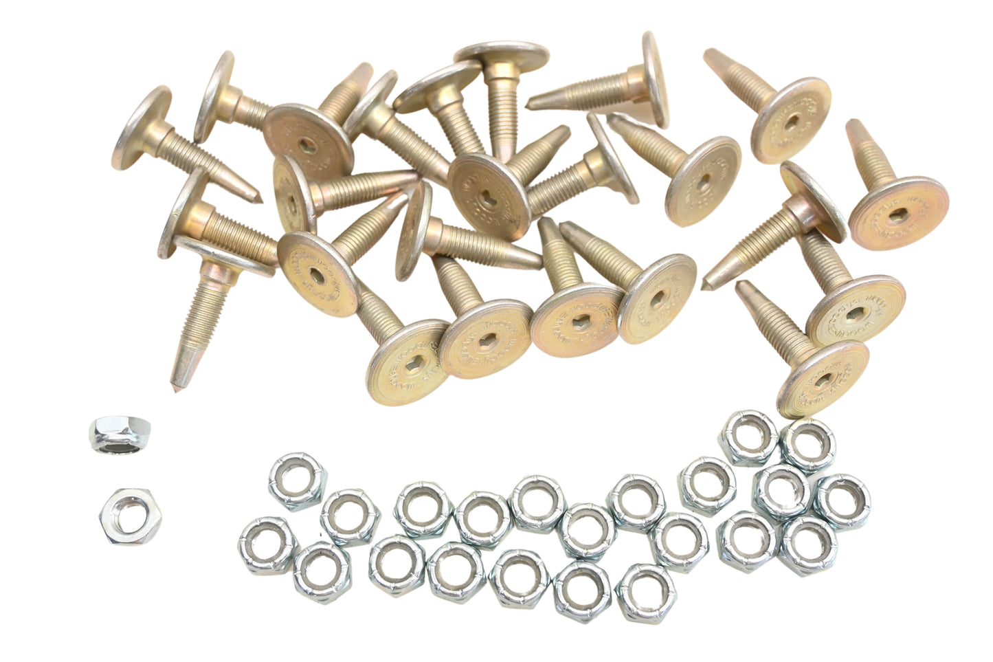 Woody's WPS-GSP6-1005 Gold Digger 1.00" Stud & Nut Kit NOS