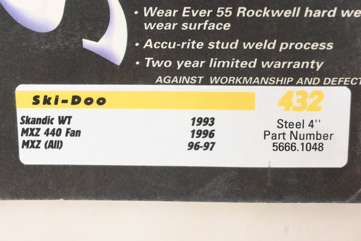 Extreme Max Racing 5666.1048, ESD4-6180-1 Wear Bar Runner Kit NOS
