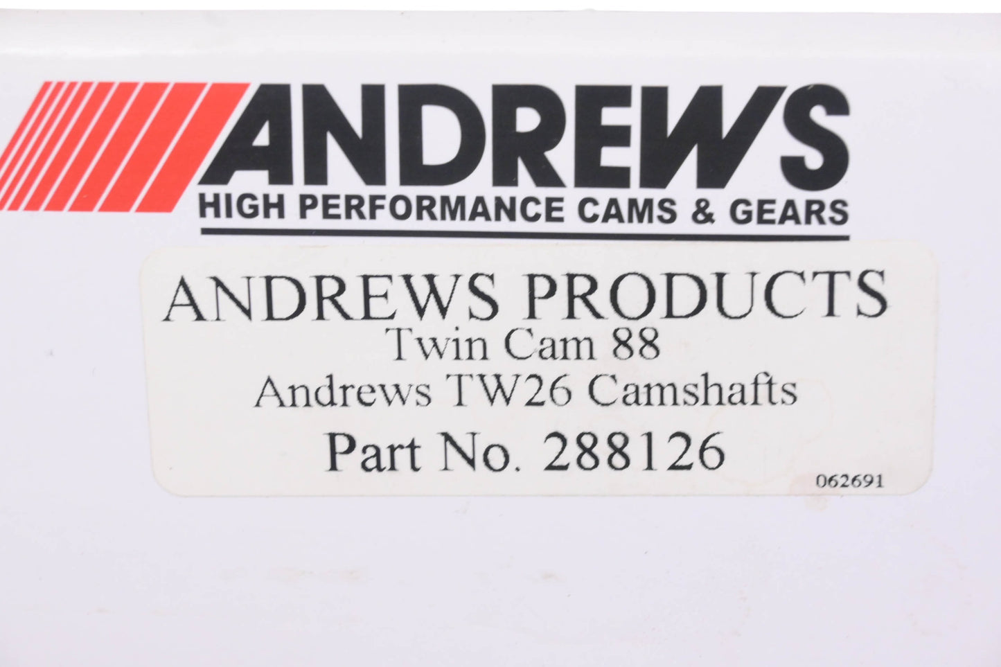 Andrews Products 288126 TW26 Twin 88 Cam kit NOS