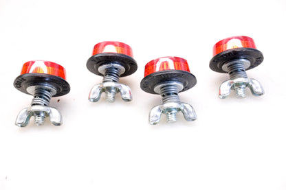 Aftermarket MT022-1 Red Plate Reflector Bolts Qty 3 NOS