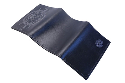 Mustang 14911 Skull Leather Wallet NOS