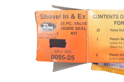 Rowe 0095-25, 55164 3/8'' x .625'' Valve Guide Seal Kit
