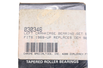 Timken 030346, LM67048, 9C026 Left Crankcase Bearing Kit NOS