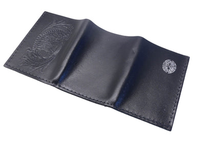 Mustang 14907 Eagle Head Leather Wallet NOS