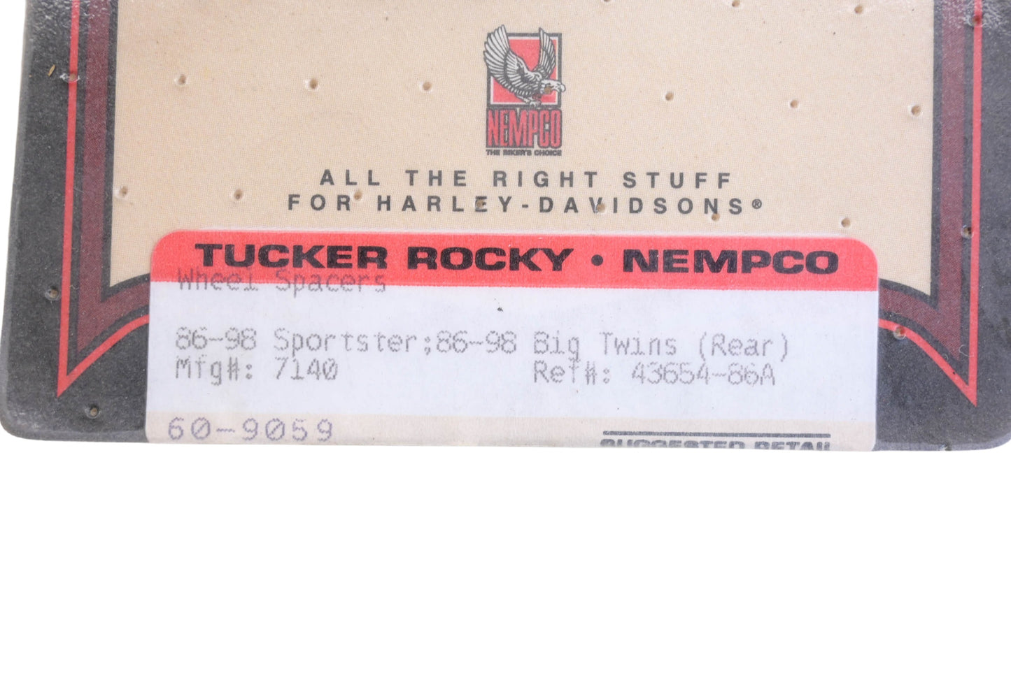Bikers Choice 7140, 43654-86A, 60-9059 Wheel Spacer NOS