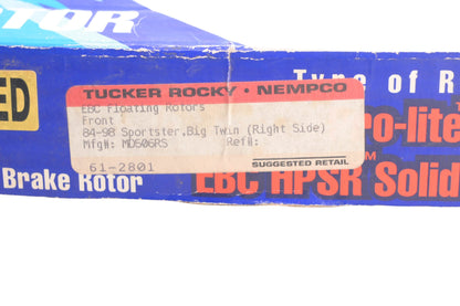 EBC MD506RS, 61-2801 Floating Brake Rotor NOS
