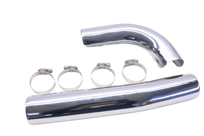 Samson 67229, H-217 Chrome Two-Piece Heat Shield Kit NOS