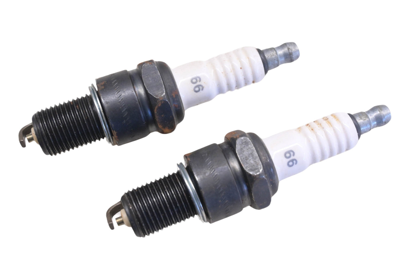 Autolite 66 Spark Plugs Qty 2 NOS