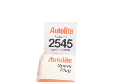 Autolite 2545 Spark Plugs Qty 2 NOS