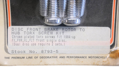 Colony 8793-5 Front Brake Rotor Screw Kit NOS