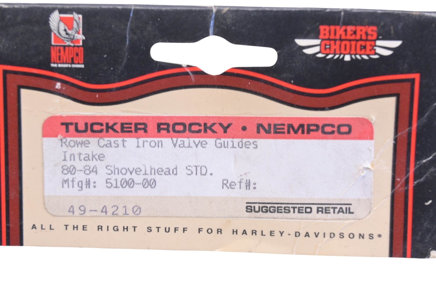 Rowe 5100-00, 49-4210 Cast Iron Valve Guide NOS