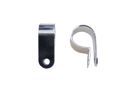Biker's Choice 92535, 45-9022 1/2'' Chrome Plastic Clamps Qty 2 NOS