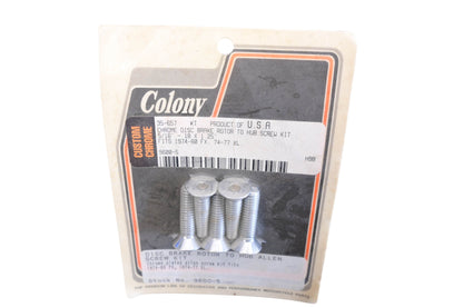 Colony 9600-5, 96005, 35-657 5/16'' Brake Rotor Hub Allen Screw Kit NOS