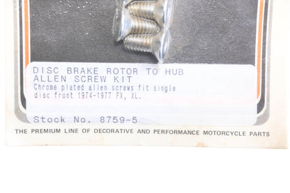 Colony 8759-5, 04-4279 Brake Rotor Hub Allen Screw Kit NOS