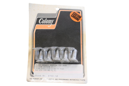 Colony 8758-10 Brake Rotor Hub Allen Screw Kit NOS