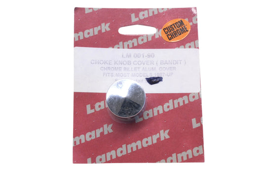 Landmark LM 001-90, 16300 Chrome Choke Knob Cover NOS