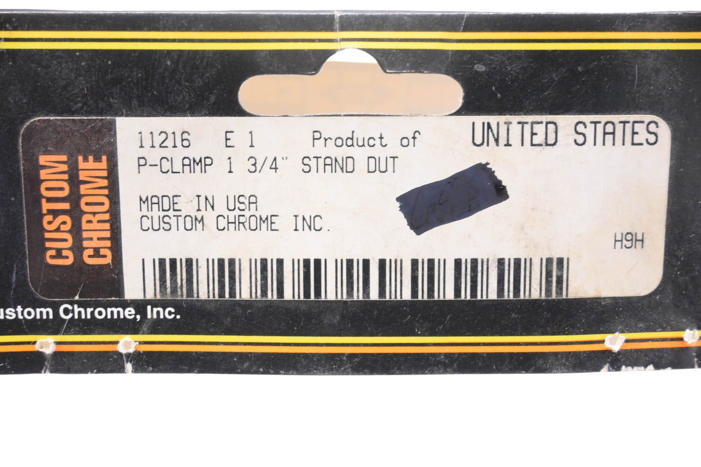 Custom Chrome 11216 1 3/4'' Chrome P-Clamp NOS