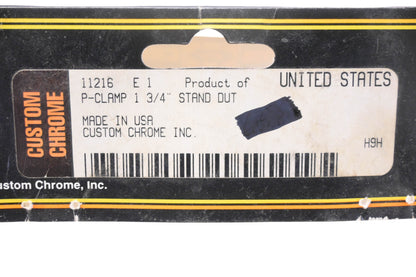 Custom Chrome 11216 1 3/4'' Chrome P-Clamp NOS