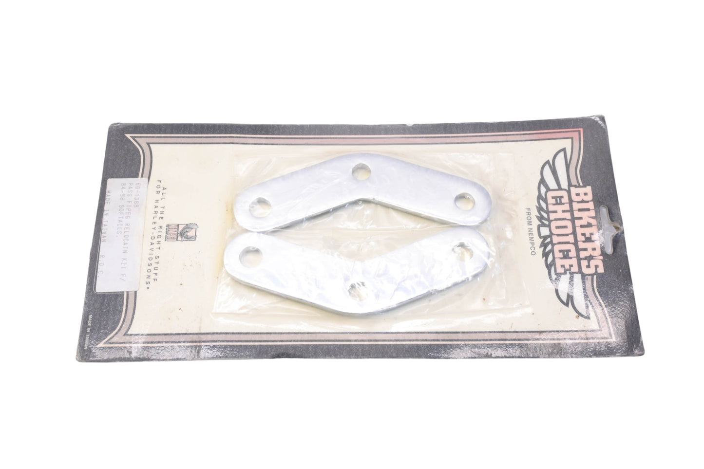 Bikers Choice 60-1388 Passenger Foot Peg Relocation Kit NOS
