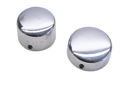 Biker's Choice 49-0052 Chrome Rear Axle Cap Kit NOS