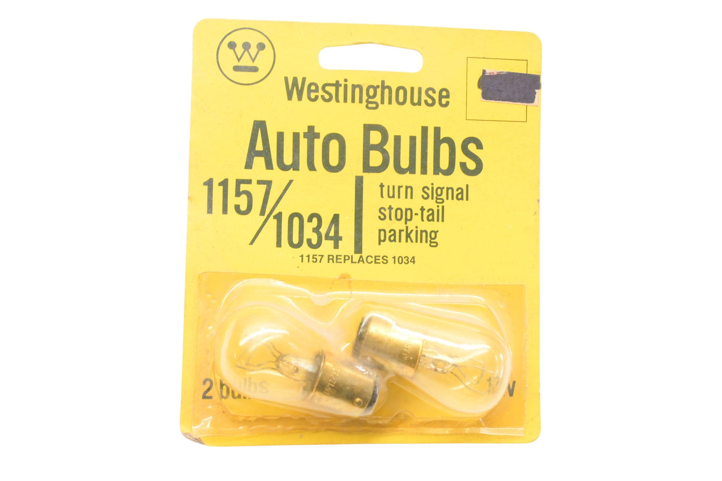 Westinghouse 1157/1034 12V Auto Bulb Kit Qty 2 NOS