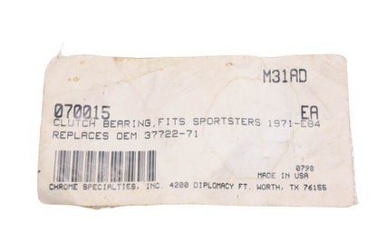 Chrome Specialties 070015, 37722-71 Clutch Bearing NOS