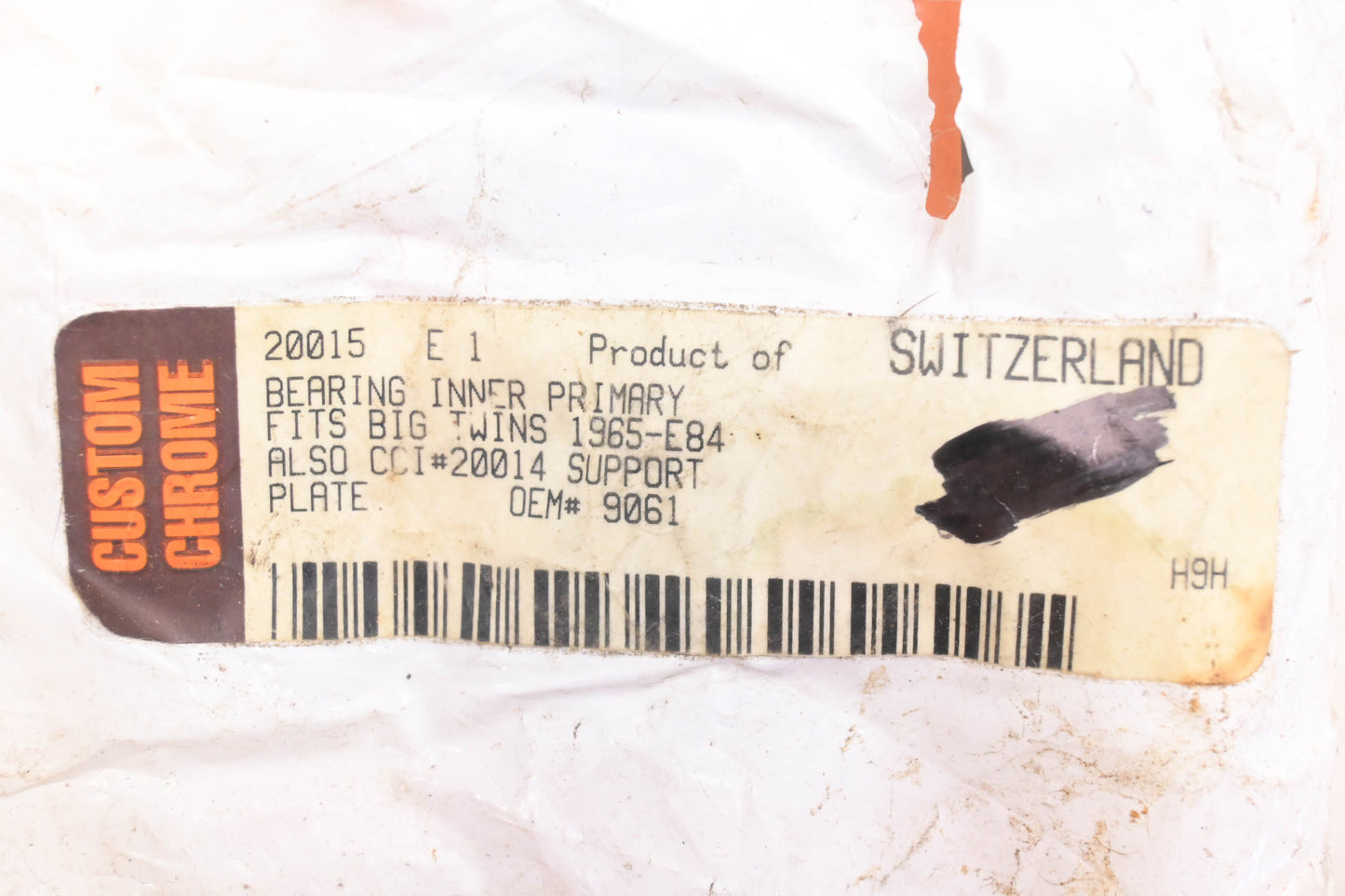 Custom Chrome 20015, 9061 Inner Primary Bearing NOS