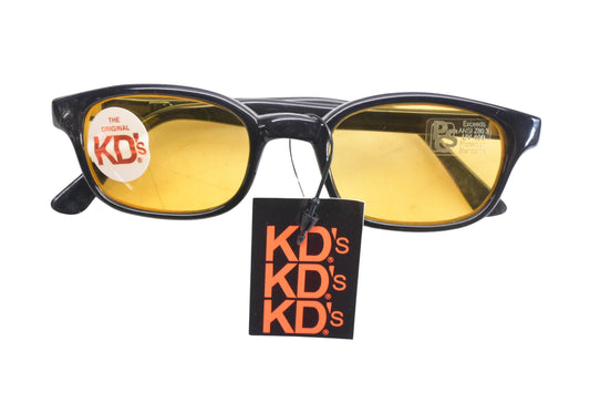 KD'S MS010-6 UV 400 Riding Shades Yellow Tint NOS