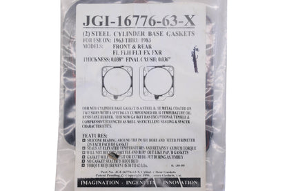 James Gaskets JGI-16776-63-X, JGI 16776 63 X, JGI1677663X Steel Cylinder Head Gasket Kit NOS