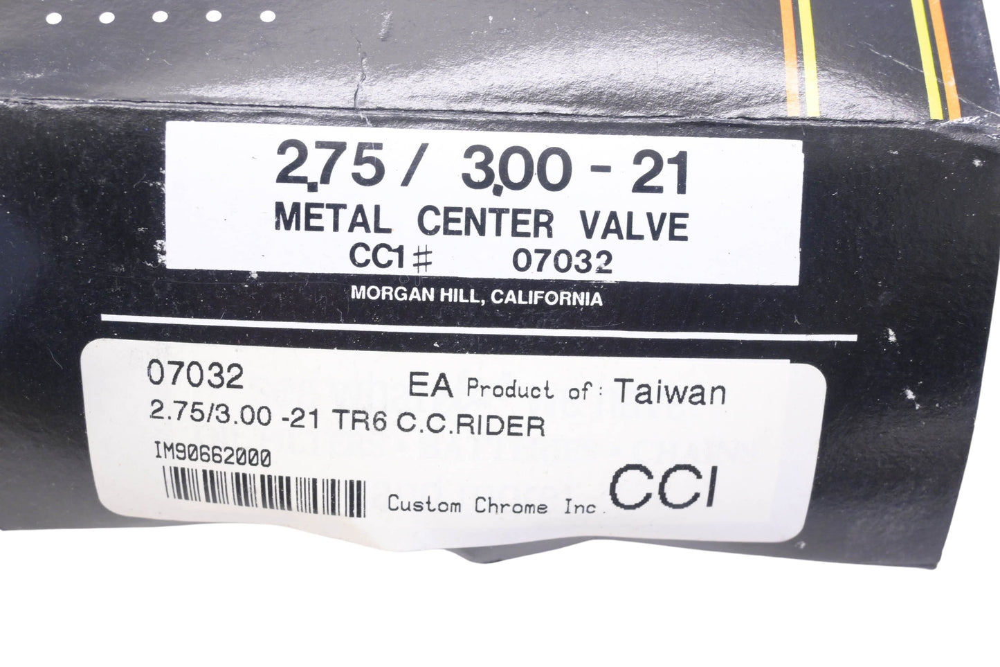 Custom Chrome 07032, IM90662000 2.75/3.00-21 TR6 Innertube NOS