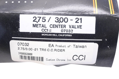 Custom Chrome 07032, IM90662000 2.75/3.00-21 TR6 Innertube NOS