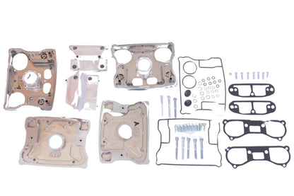 S&S 90-4050, 010345 Chrome Billet Rocker Cover Kit NOS