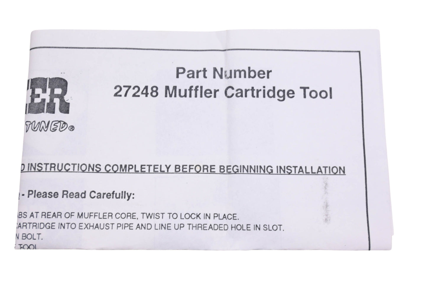 Hooker 27248, 65-0743 Muffler Cartridge Tool Kit NOS