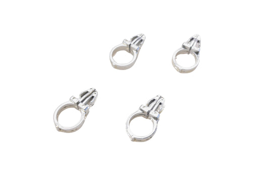 Custom Chrome 10-042, 70345-84 1/2'' Chrome Wire Clips Qty 4 NOS