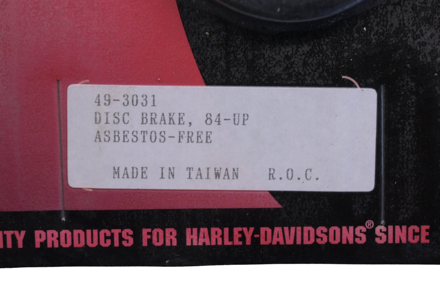 Biker's Choice 49-3031 Disc Brake Pads NOS