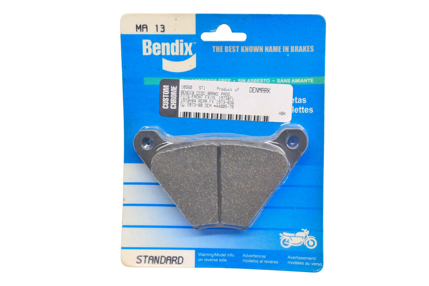 Bendix MA13, 18560, 44005-78 Disc Brake Pads NOS