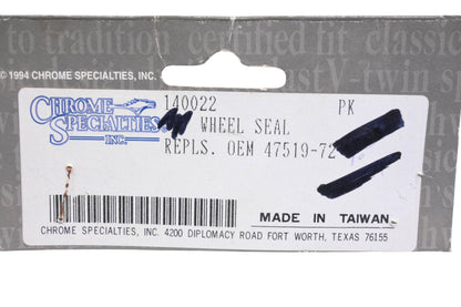 Custom Chrome 140022, 47519-72 Wheel Seal NOS