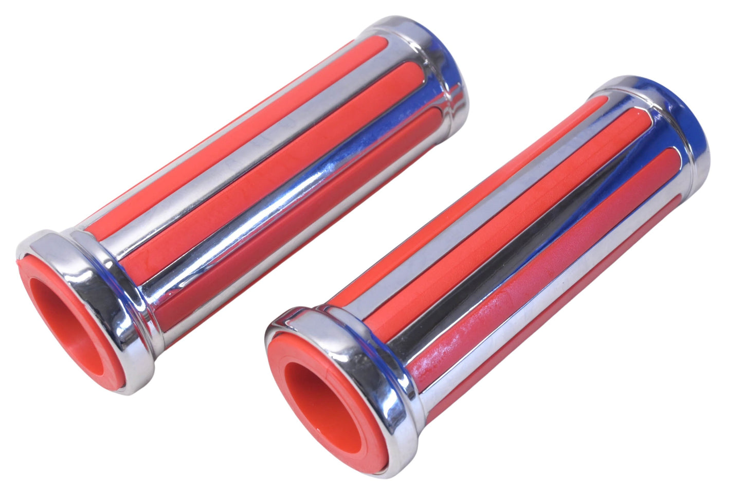 Chrome Specialties 111134 Red Ribbed Throttle Sleeve Kit NOS