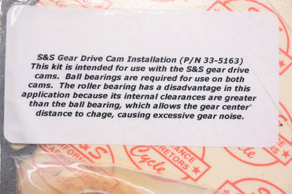S&S 33-5163 Gear Drive Cam Support Kit NOS