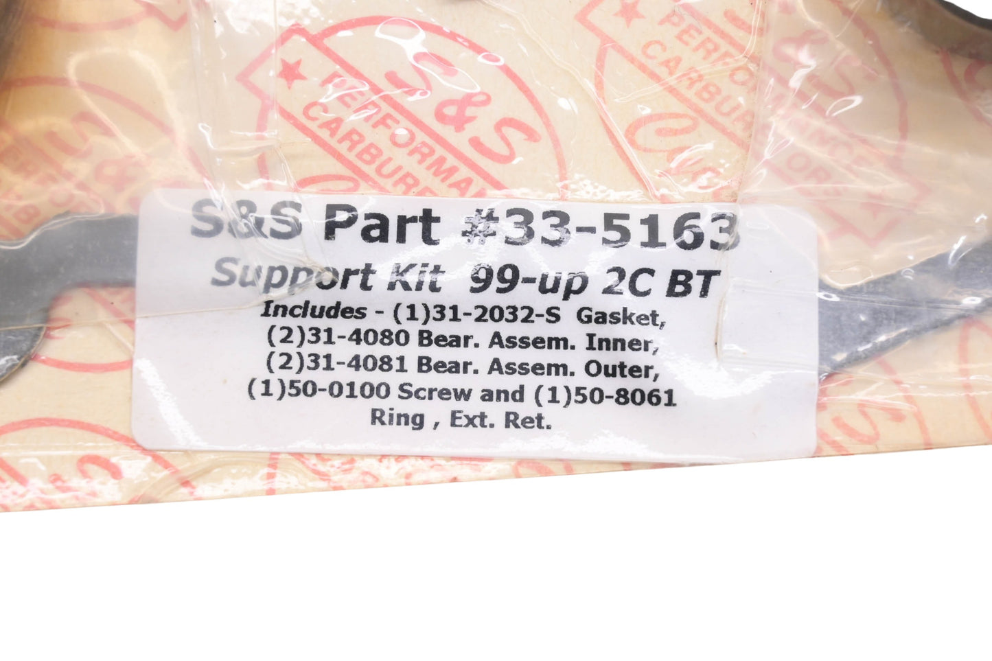 S&S 33-5163 Gear Drive Cam Support Kit NOS