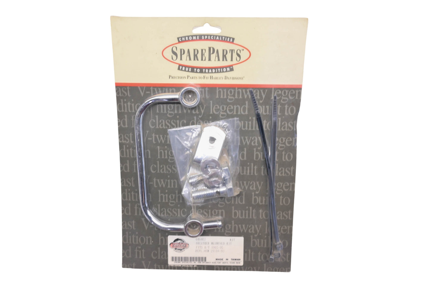 Chrome Specialties 040467, 29310-93 Manifold Breather Kit NOS