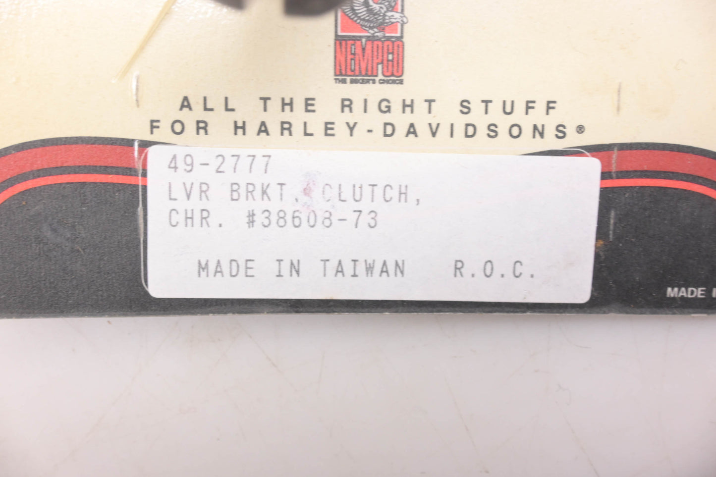 Biker's Choice 49-2777, 38608-73 Chrome Lever Bracket Clutch NOS