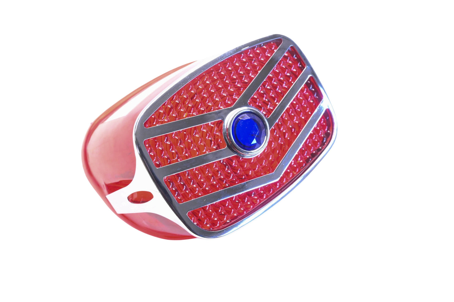 Custom Chrome 09-695 Blue Dot Taillight Grill NOS