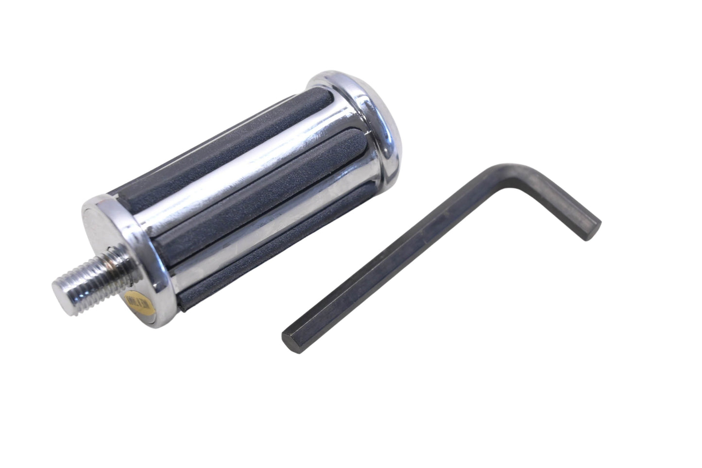 Custom Chrome 46-015, 35007 Black Chrome Ribbed Shifter Peg NOS
