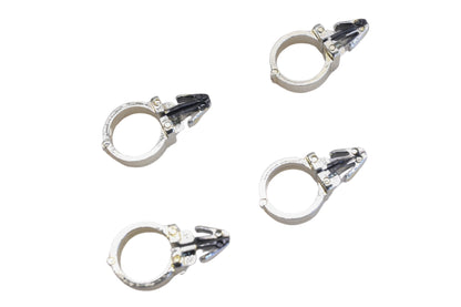 Biker's Choice 45-9016, 92435 1/2'' Handlebar Wiring Clips Qty 4 NOS